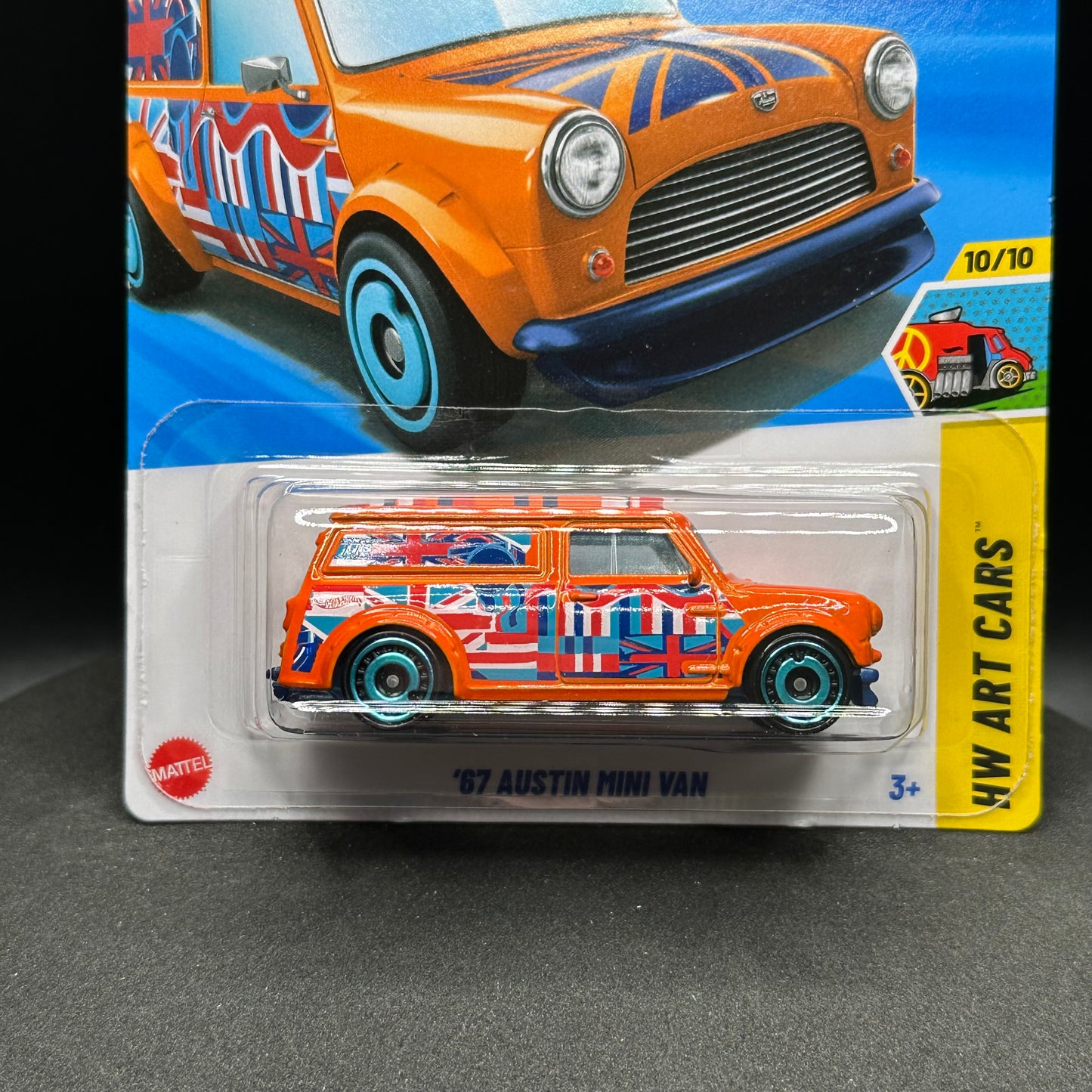 Hot Wheels Austin Mini Van Orange