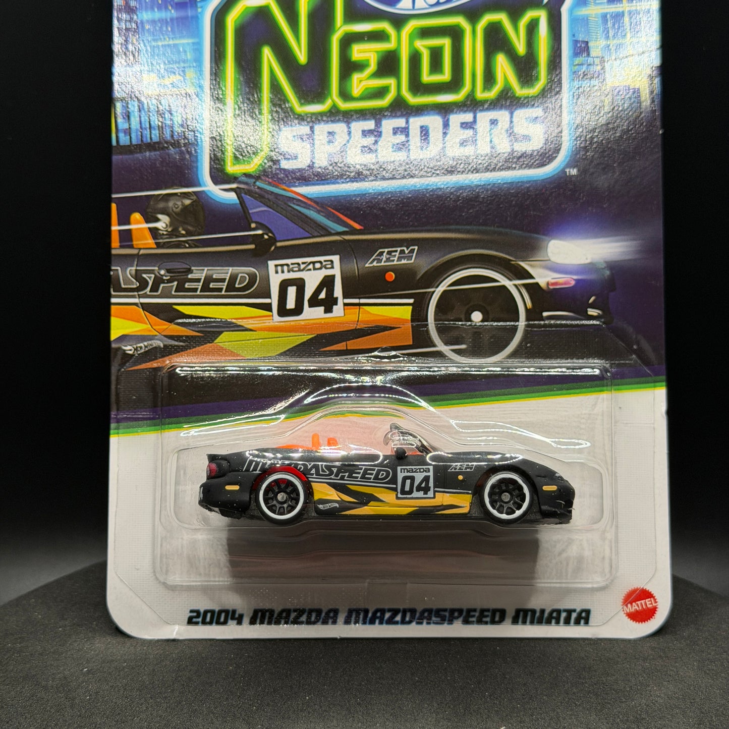 Hot Wheels 2004 Mazda Miata Neon Speeders