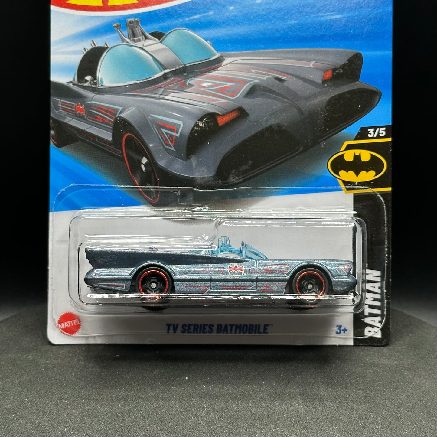 Hot Wheels Batman TV Series Batmobile Gray
