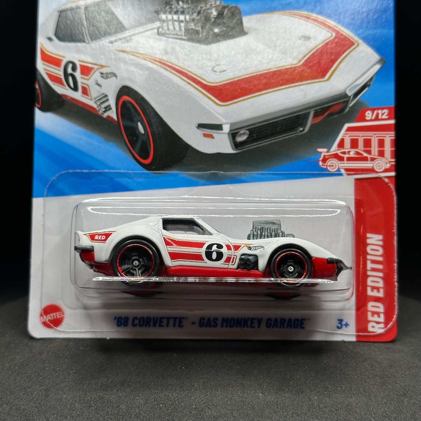 Hot Wheels ‘68 Corvette Gas Monkey Garage Red Edition