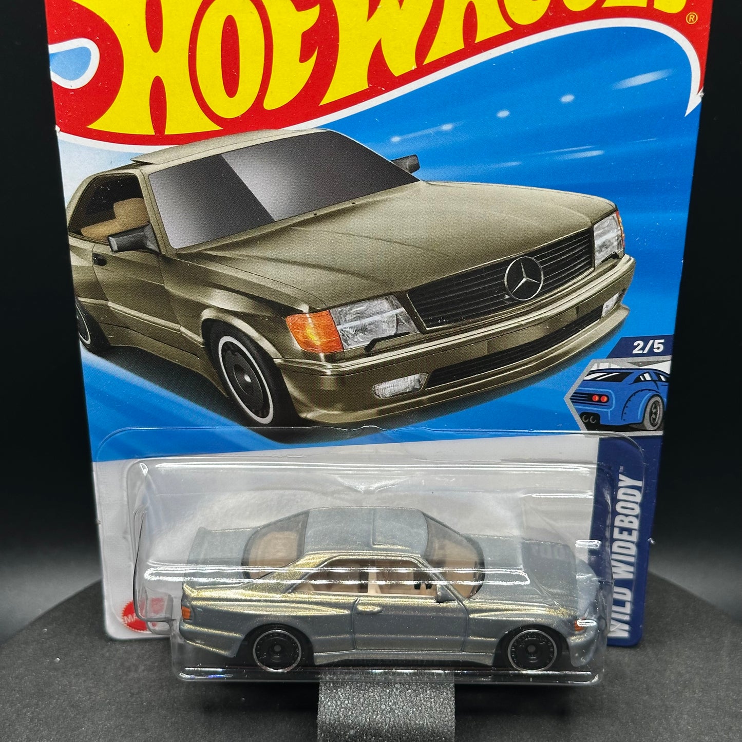 Hot Wheels Mercedes SEC AMG Silver/Gold