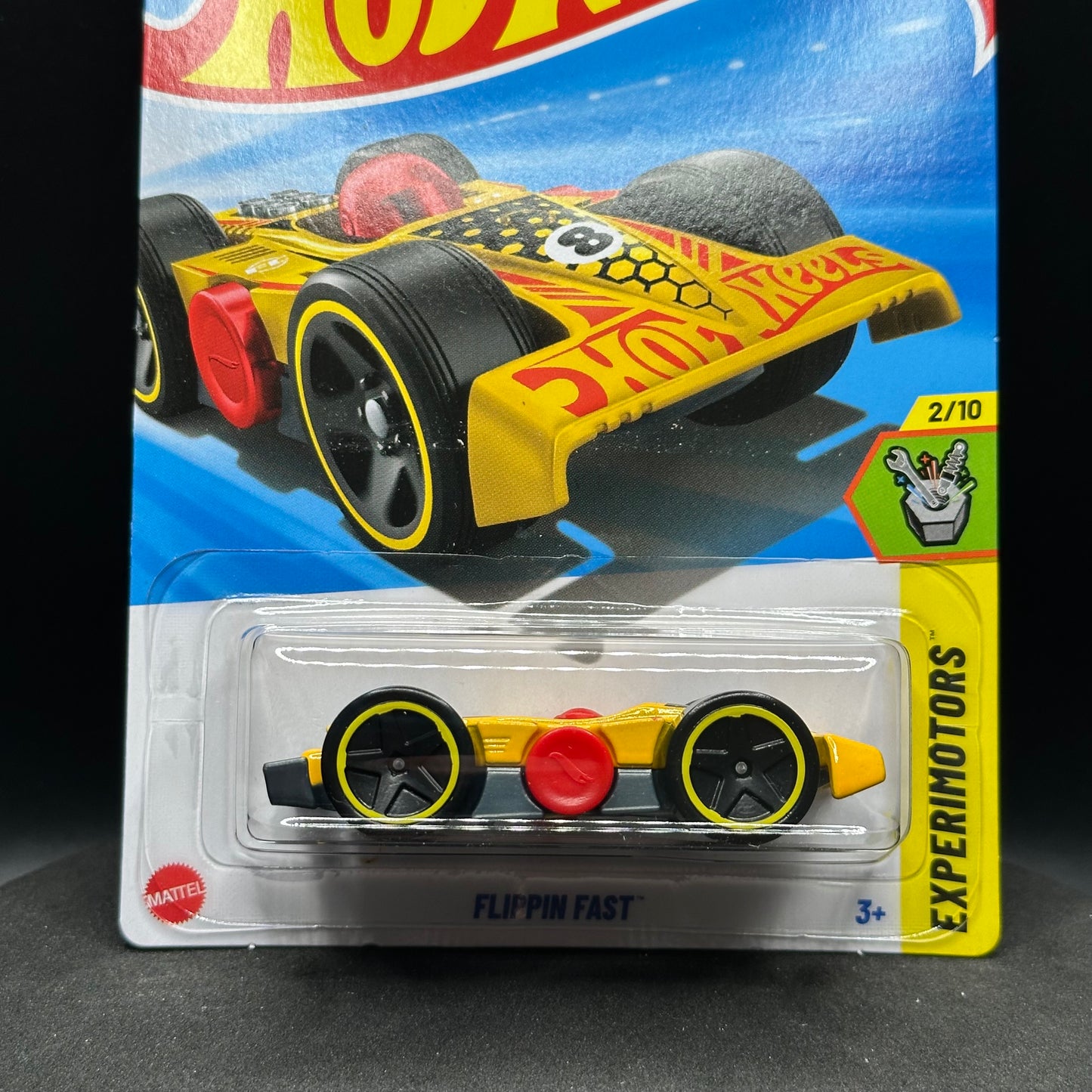Hot Wheels Flippin Fast Yellow/Gray