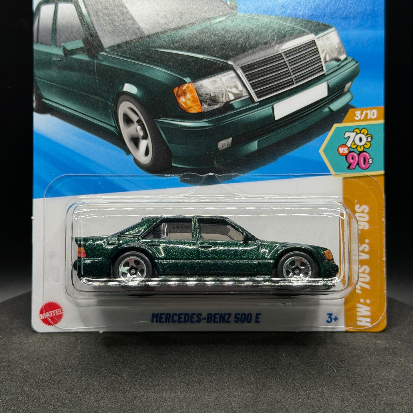 Hot Wheels Mercedes Benz 500 E Green