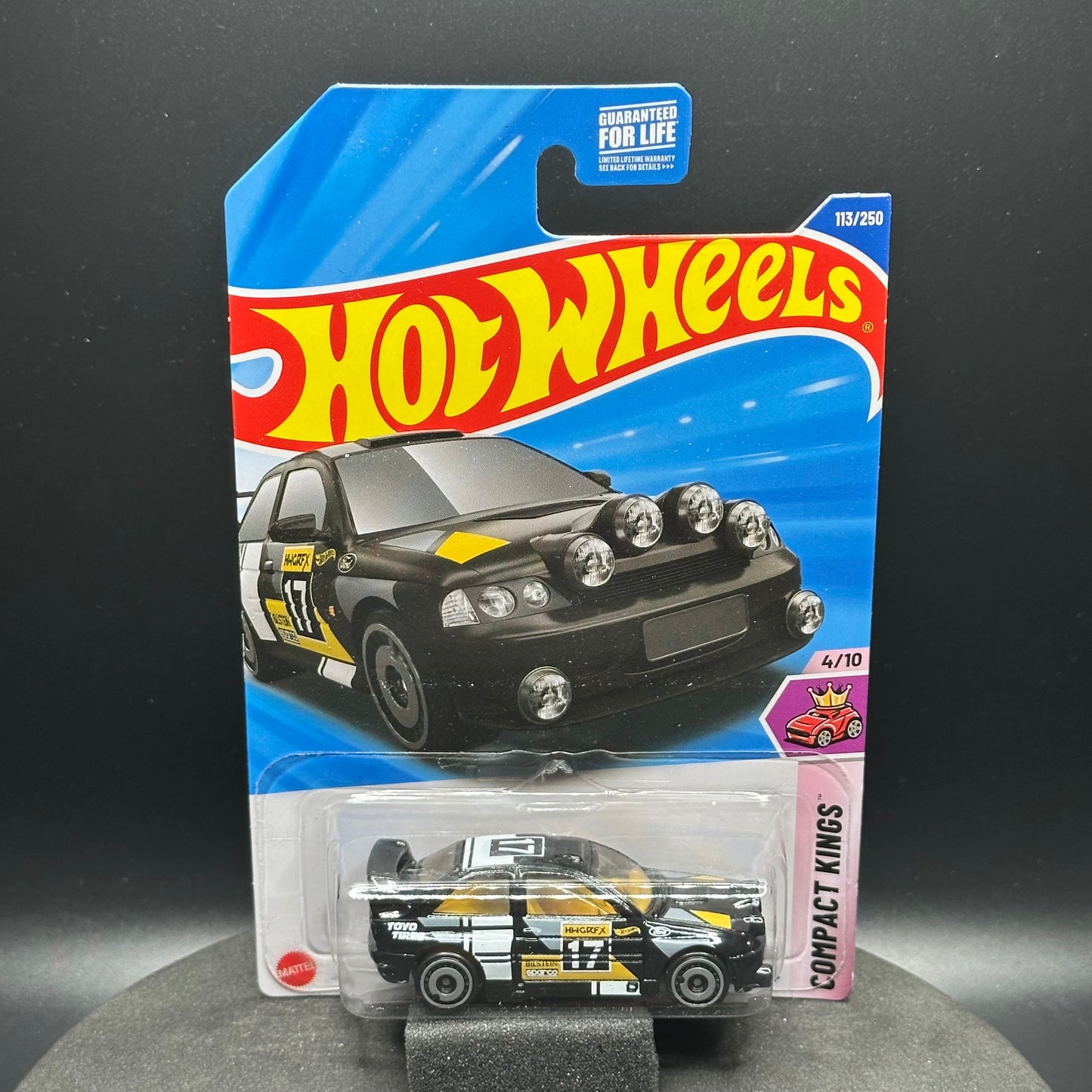 Hot Wheels Ford Escord Black & Yellow