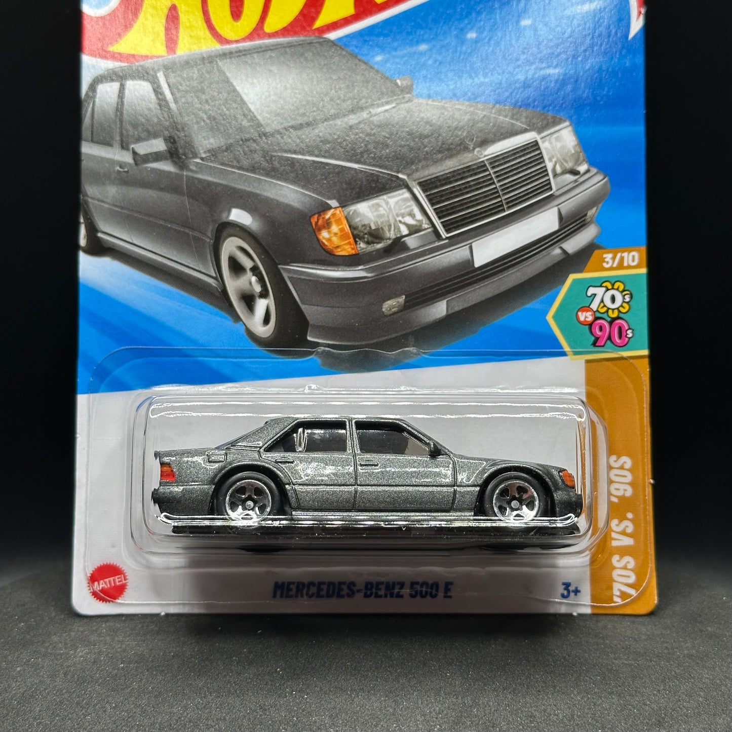 Hot Wheels Mercedes Benz 500 E Gray