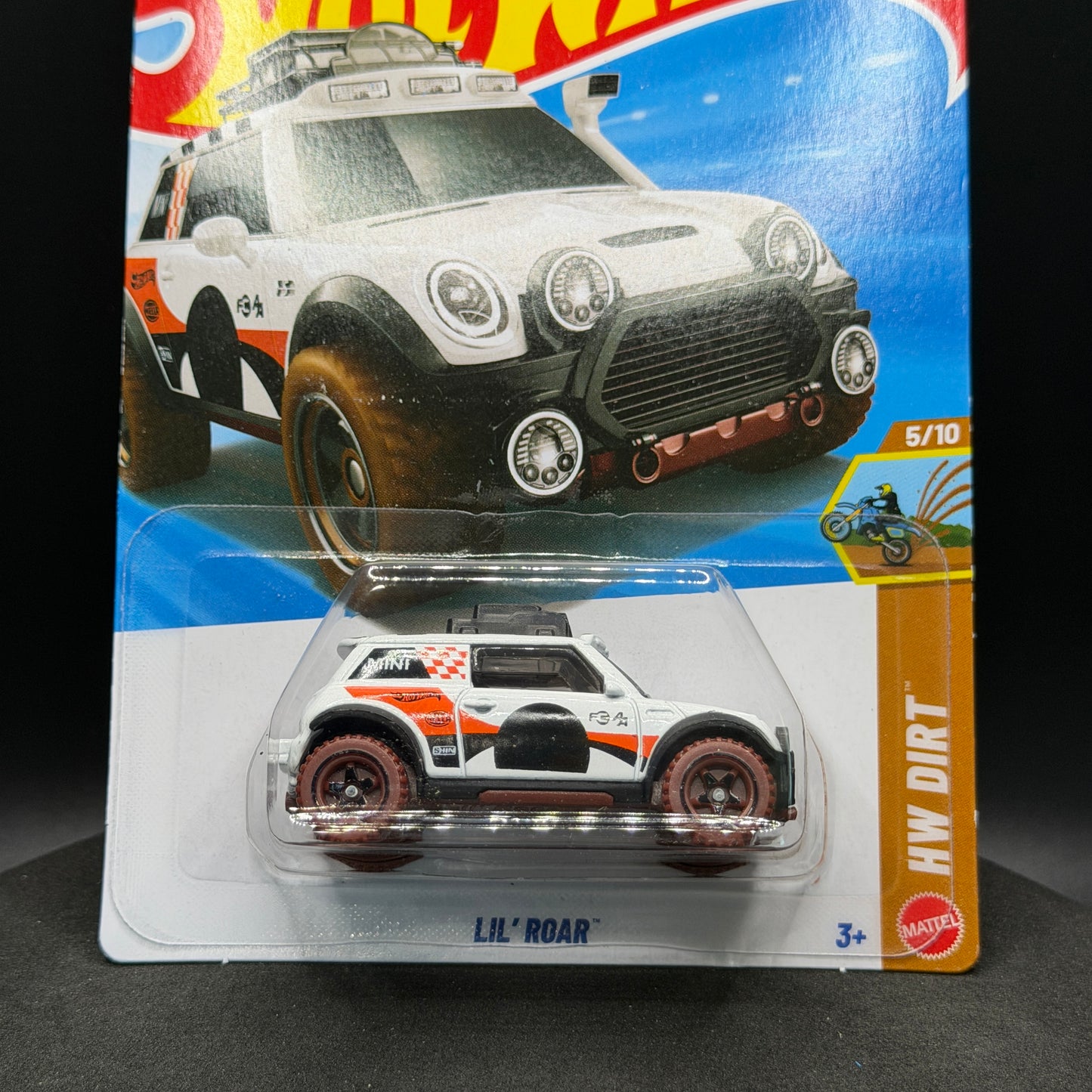 Hot Wheels Lil Roar Mini Cooper White