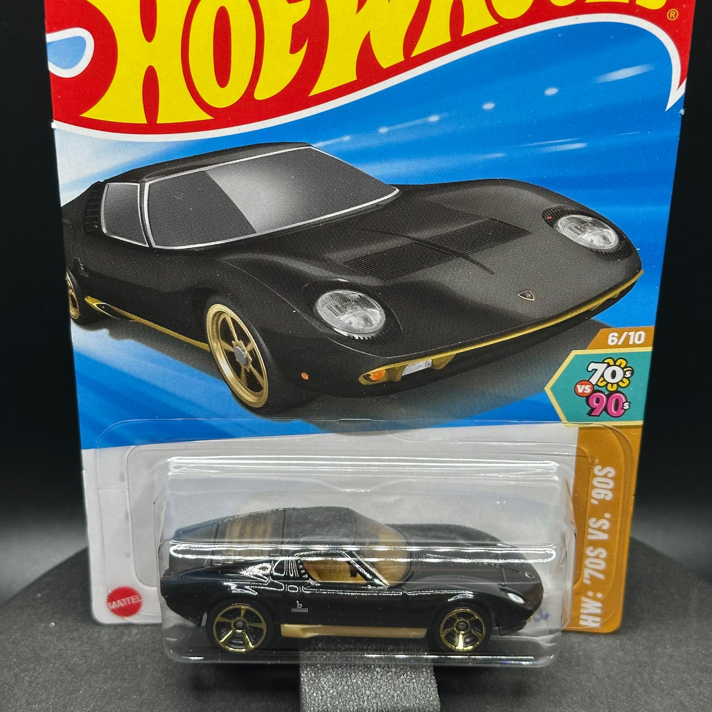 Hot Wheels Lamborghini Miura SV Black