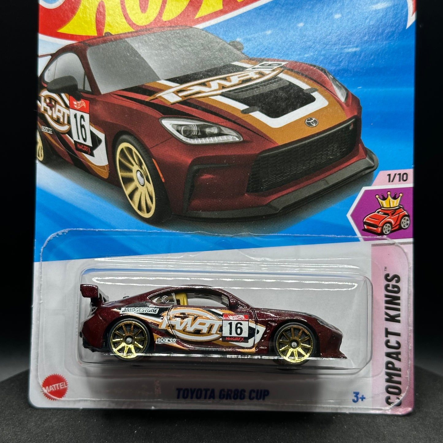 Hot Wheels Toyota GR86 Cup Maroon