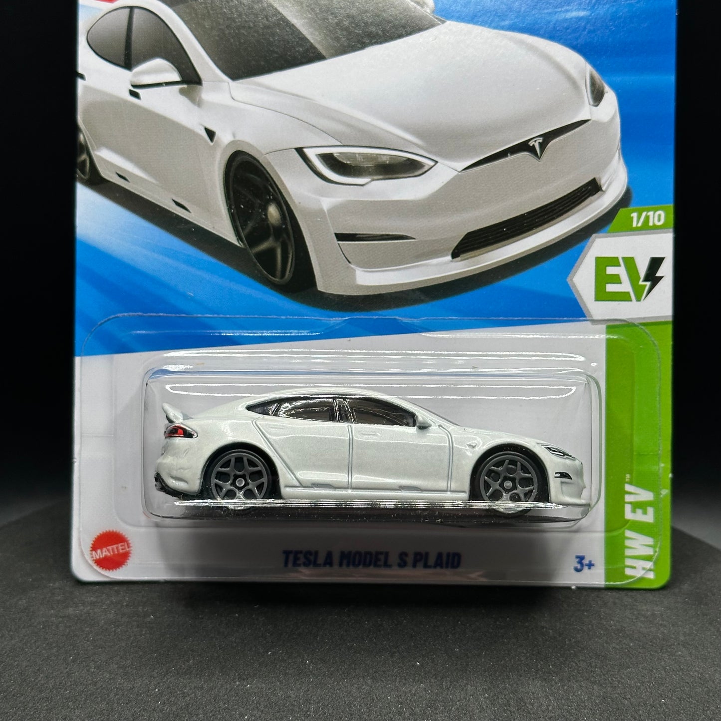 Hot Wheels Tesla Model S Plaid White