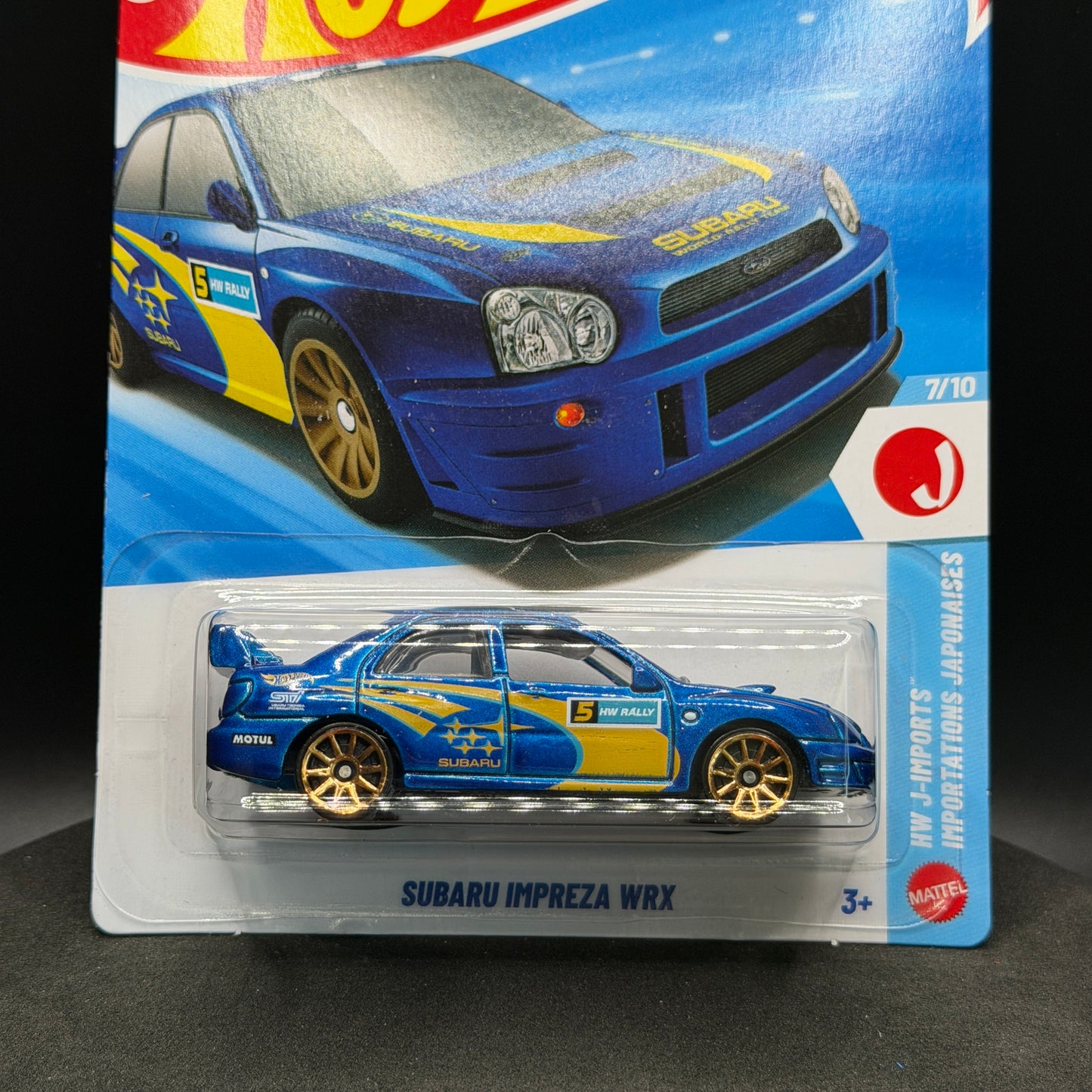 Hot Wheels Subaru Impreza WRX Blue