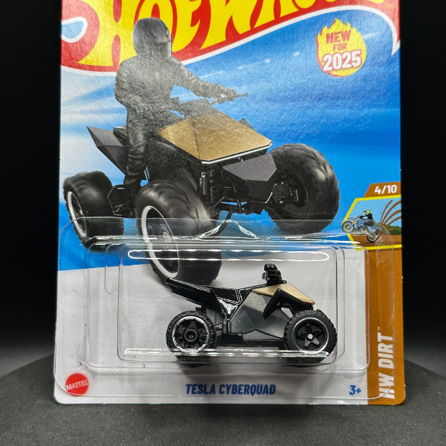 Hot Wheels Tesla Cyberquad Gold