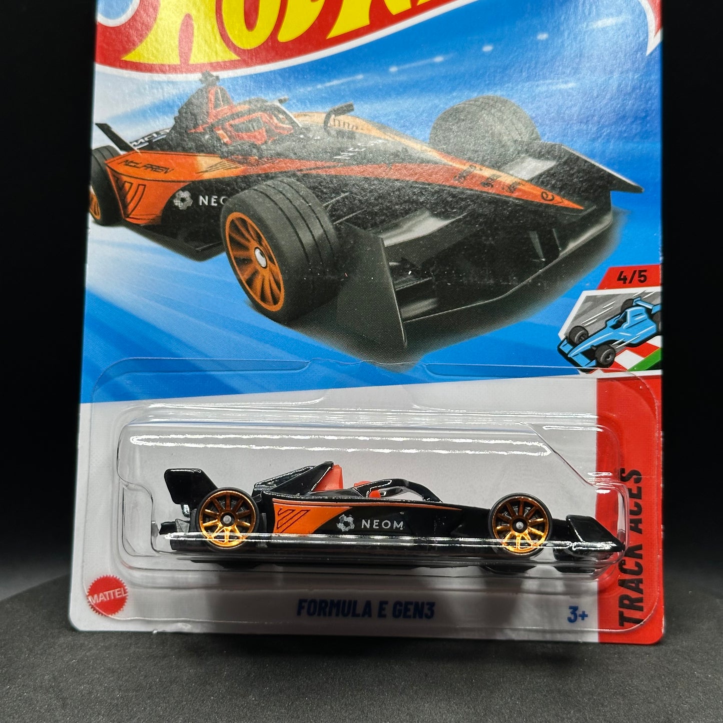 Hot Wheels Formula E Gen3 Orange McLaren