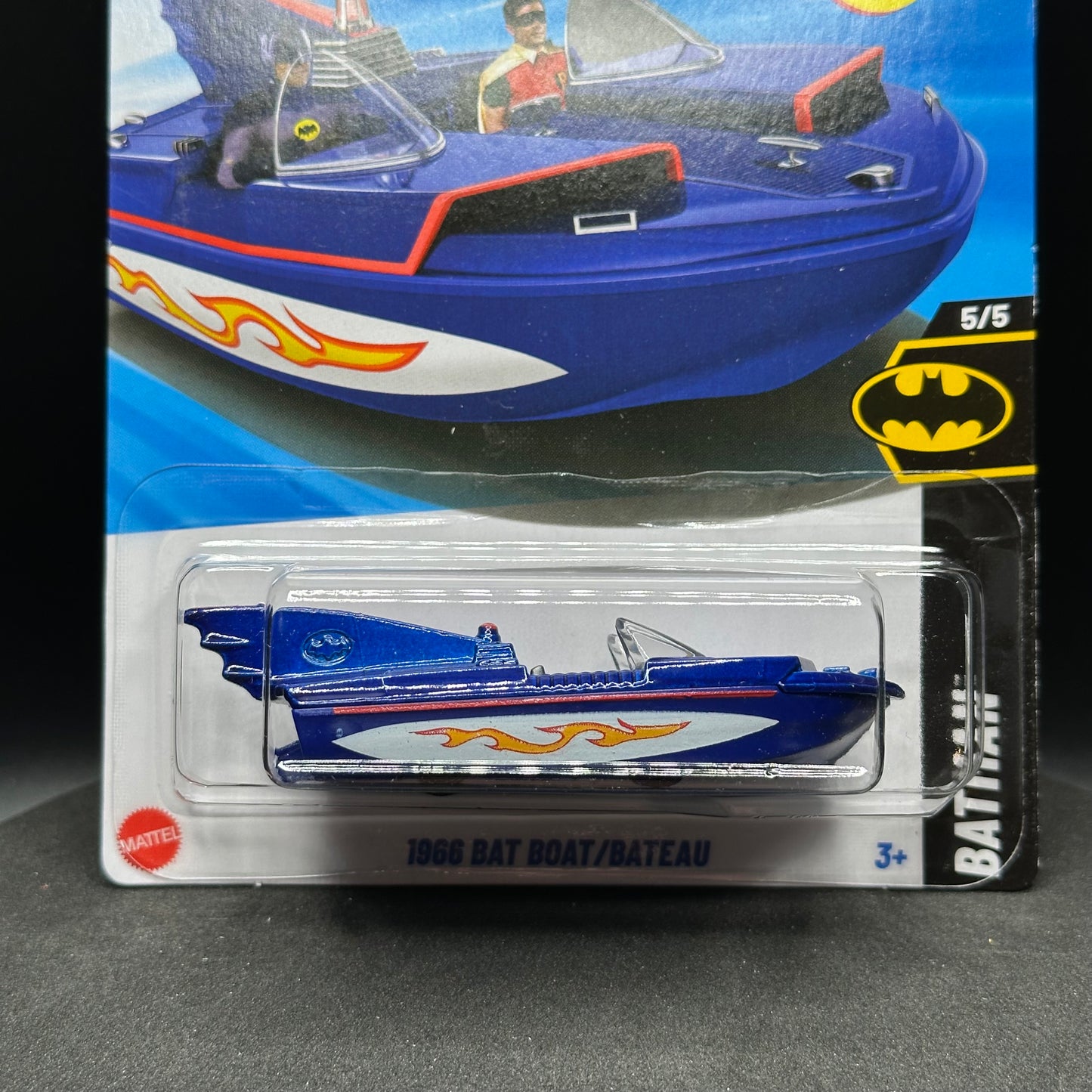Hot Wheels Batman 1966 Bat Boat Blue