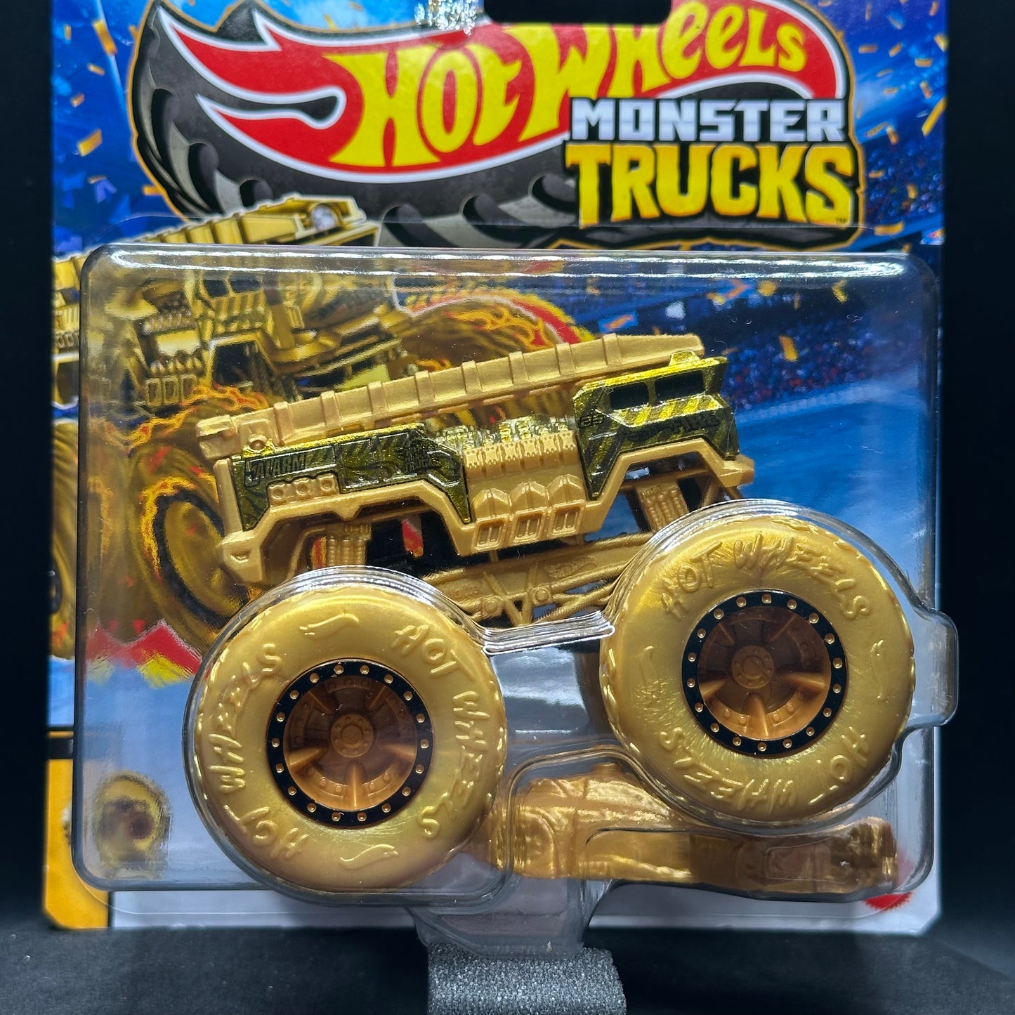 Hot Wheels Monster Trucks Gold 5 Alarm Promo Car