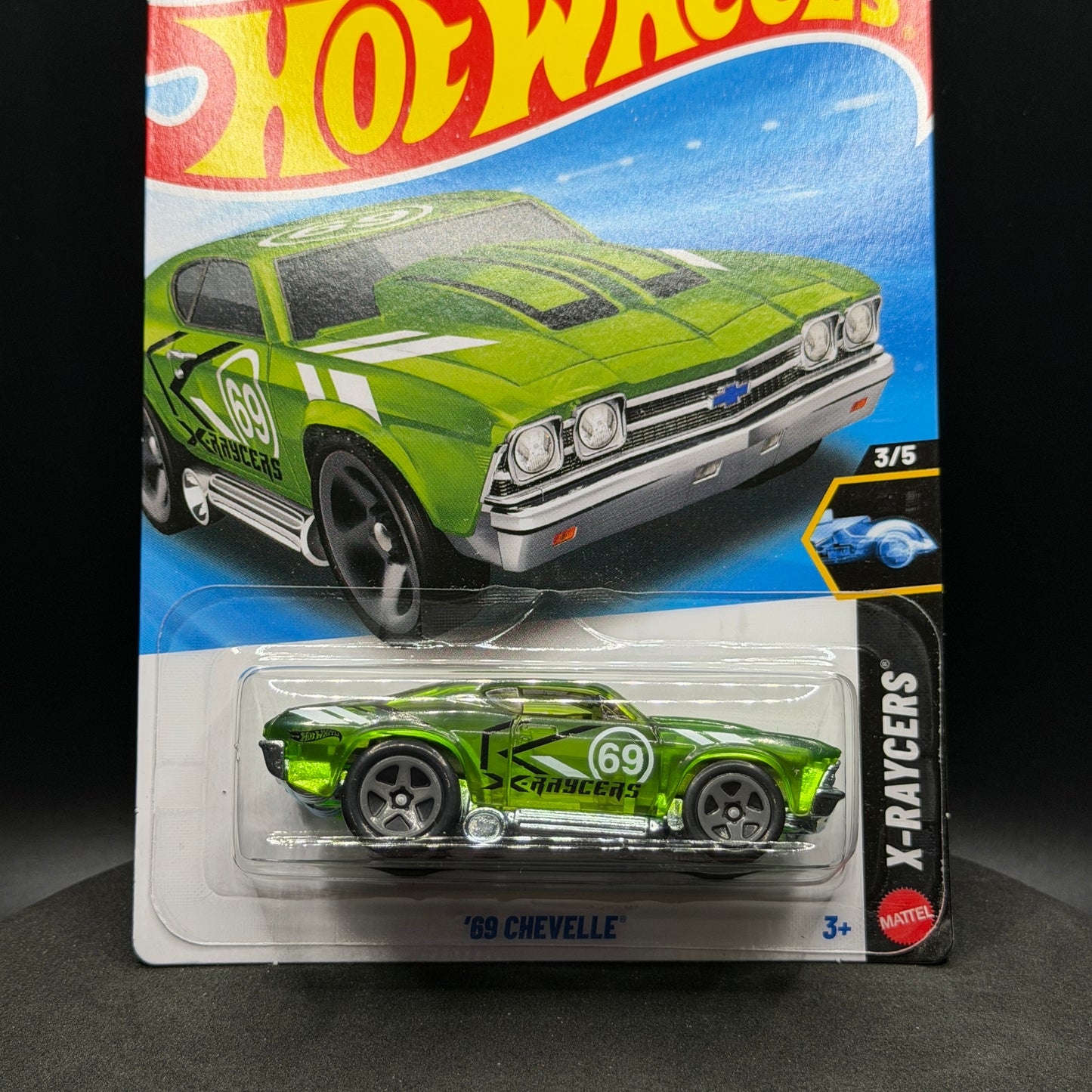 Hot Wheels ‘69 Chevelle Transparent Green