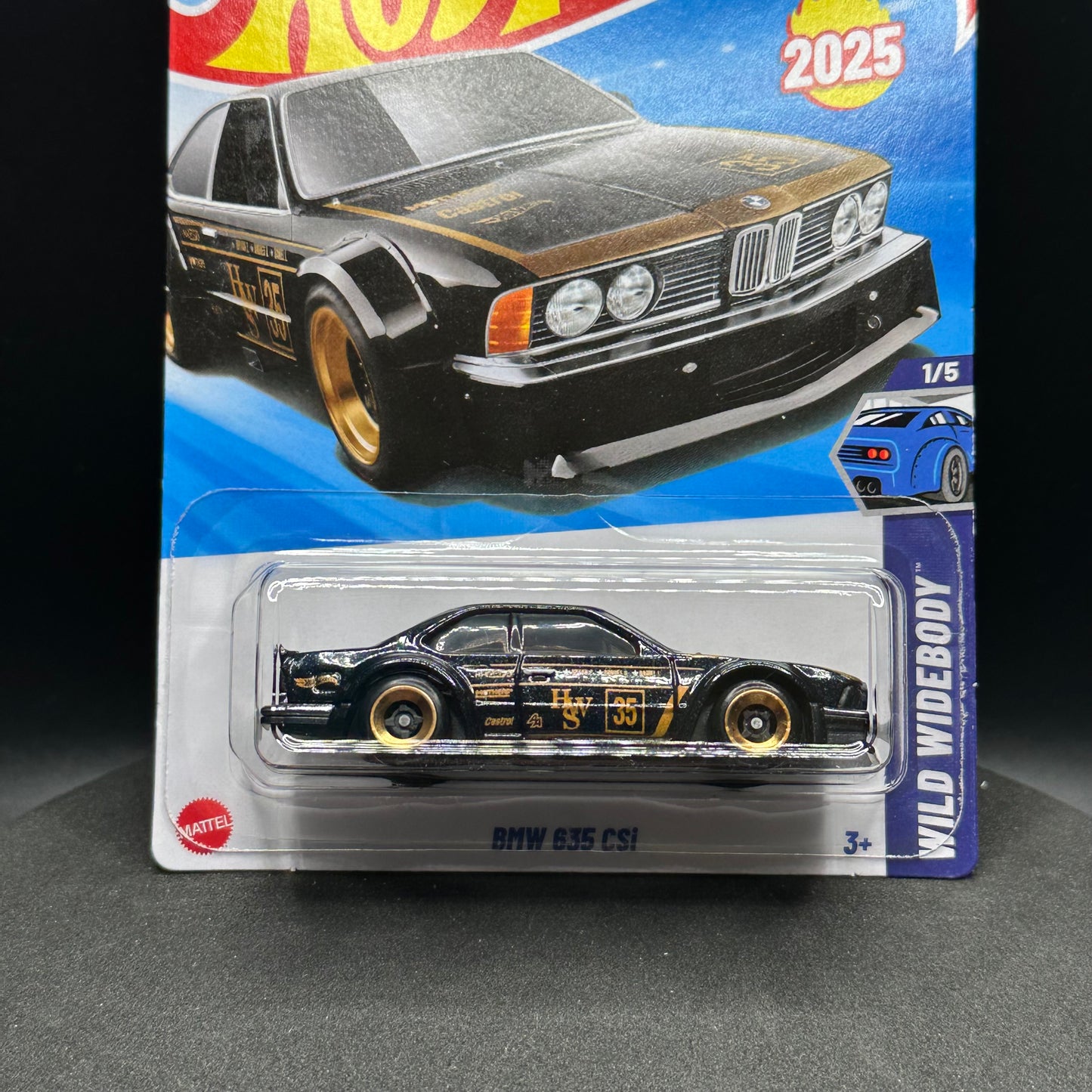Hot Wheels BMW 635 CSi Black