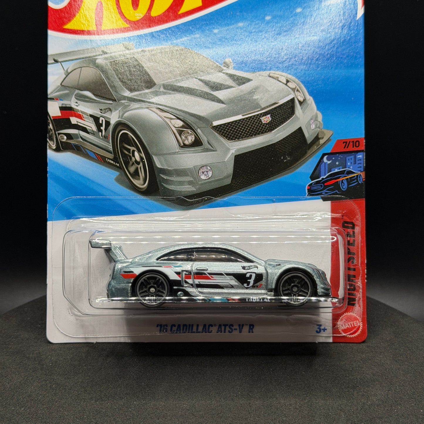 Hot Wheels ‘16 Cadillac ATS V R Silver