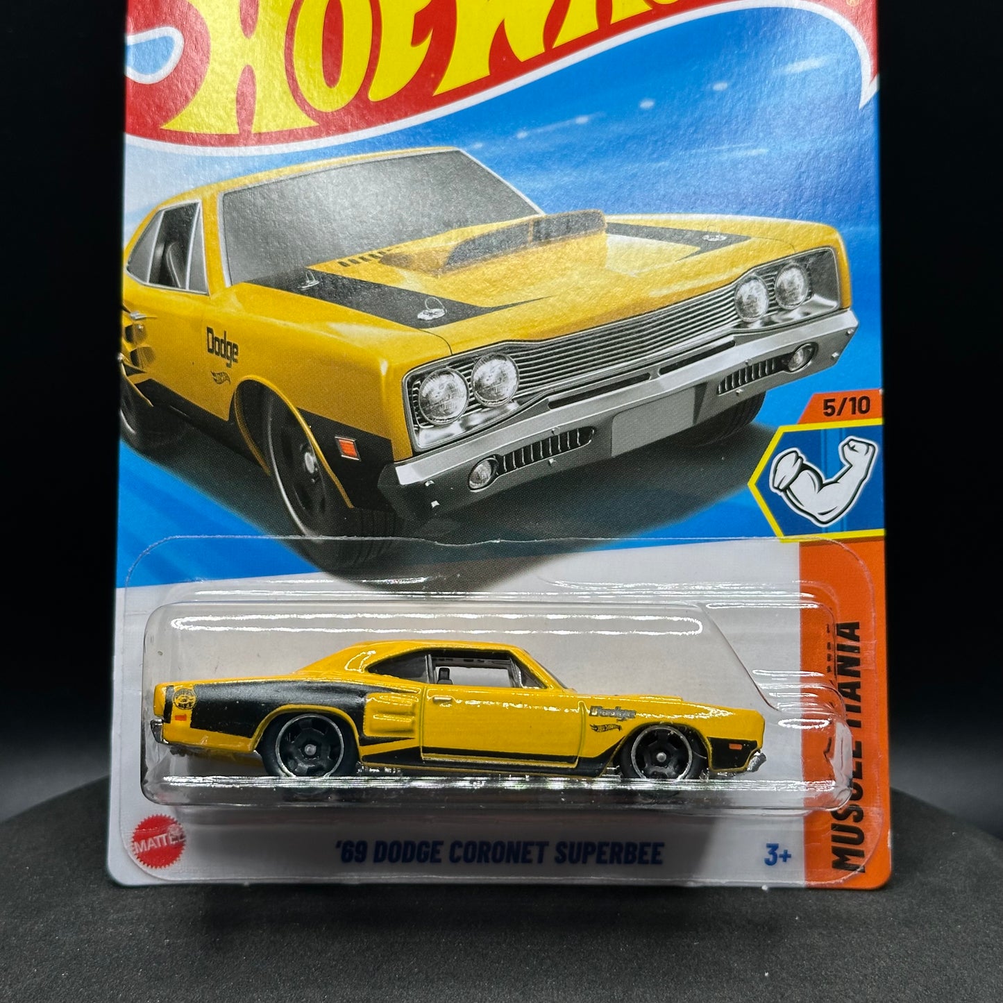 Hot Wheels ‘69 Dodge Coronet Superbee Yellow