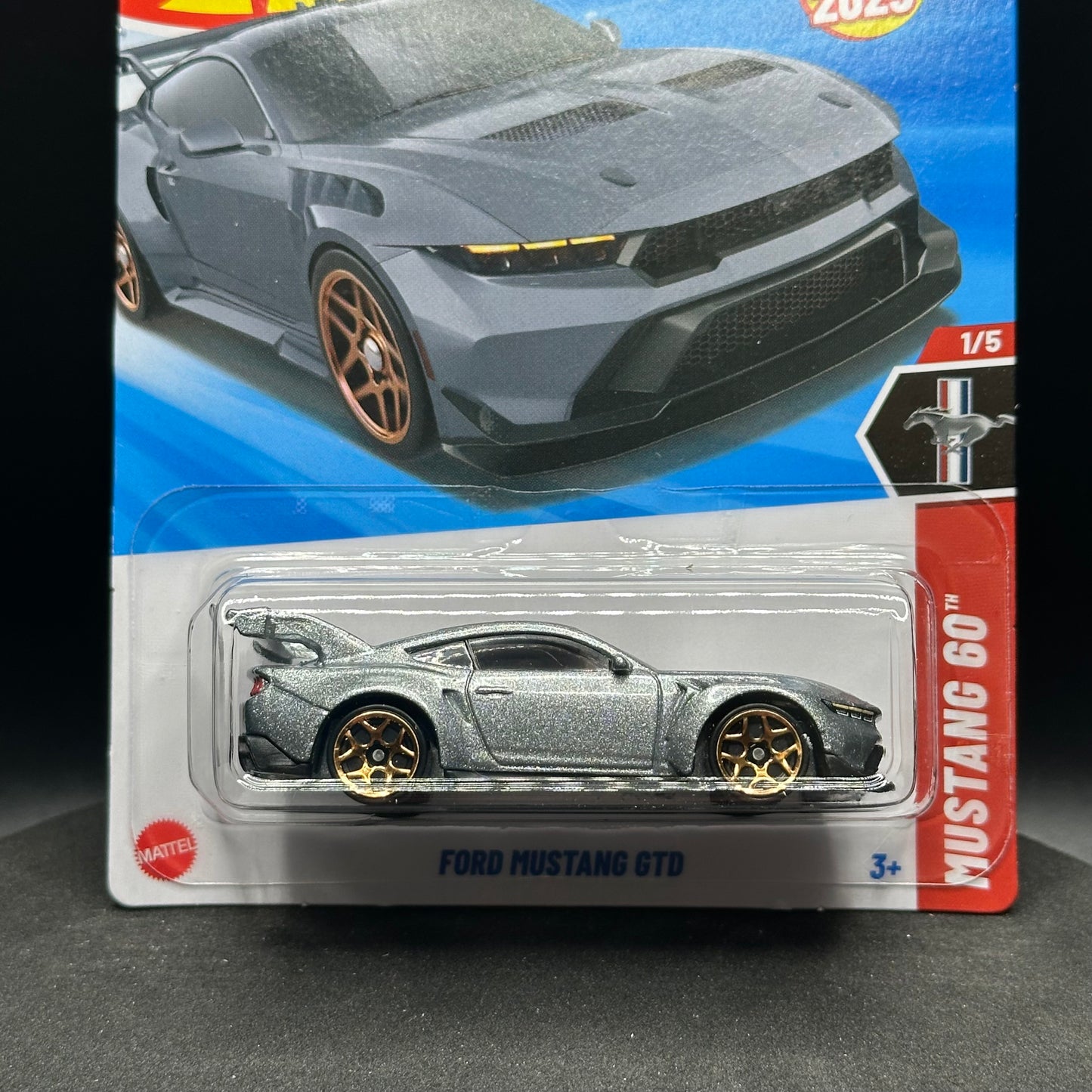 Hot Wheels Ford Mustang GTD Silver