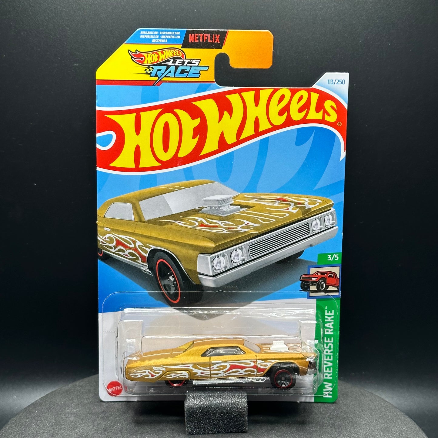 Hot Wheels Layin Lowrider Gold