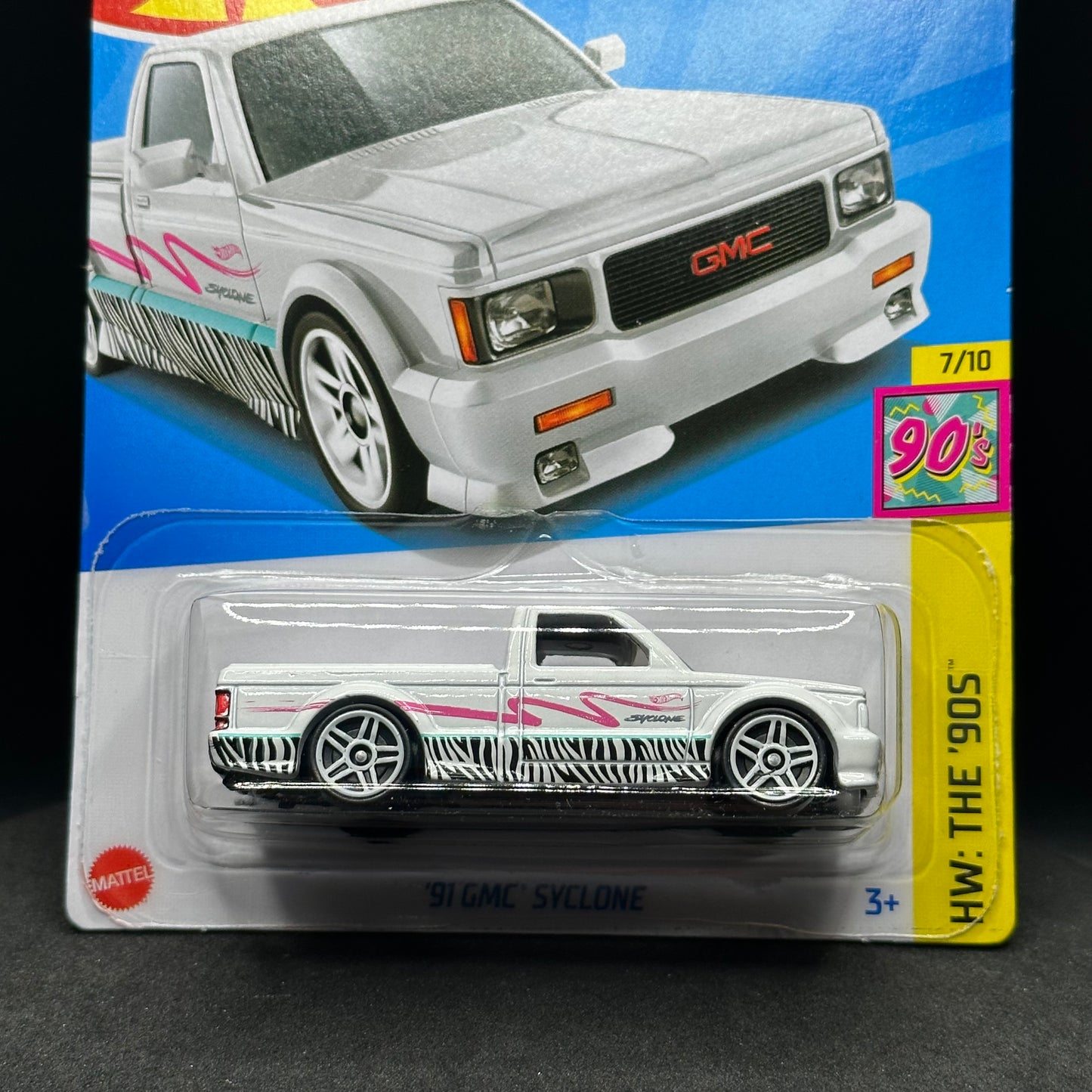 Hot Wheels ‘91 GMC Syclone White