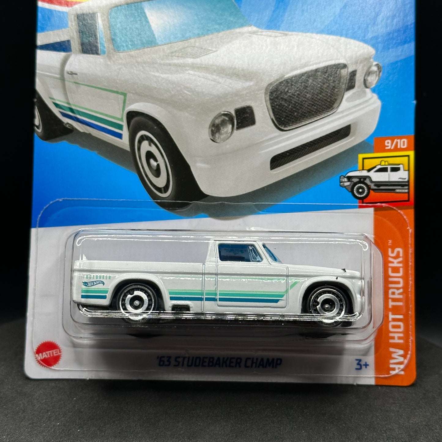 Hot Wheels ‘63 Studebaker Champ White