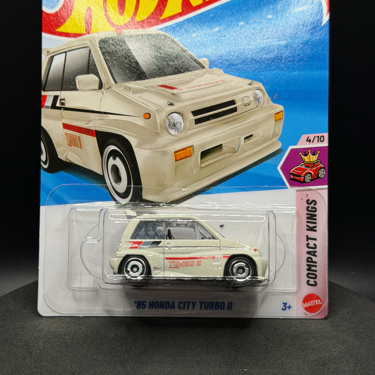 Hot Wheels ‘85 Honda City Turbo II White