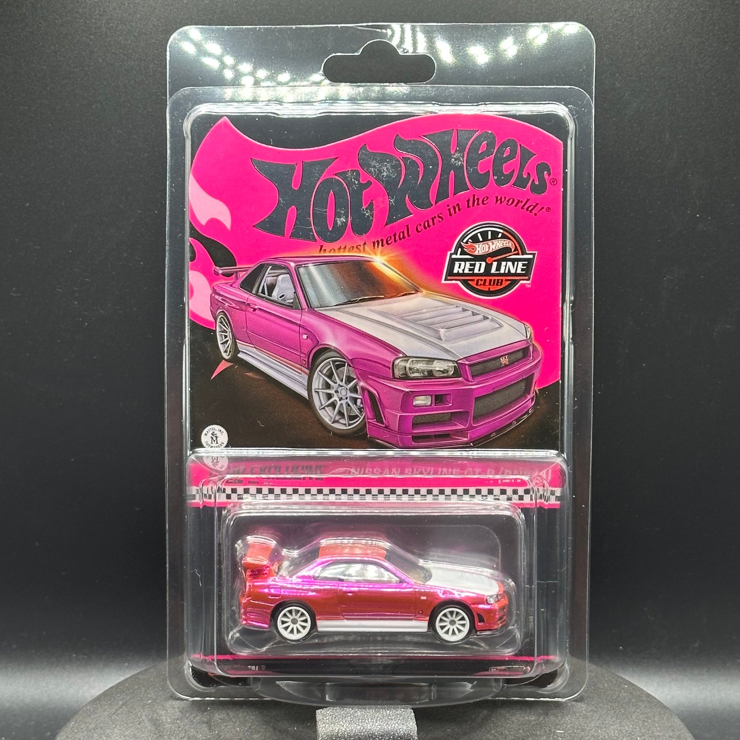 Hot Wheels RLC Pink Nissan Skyline GTR R34