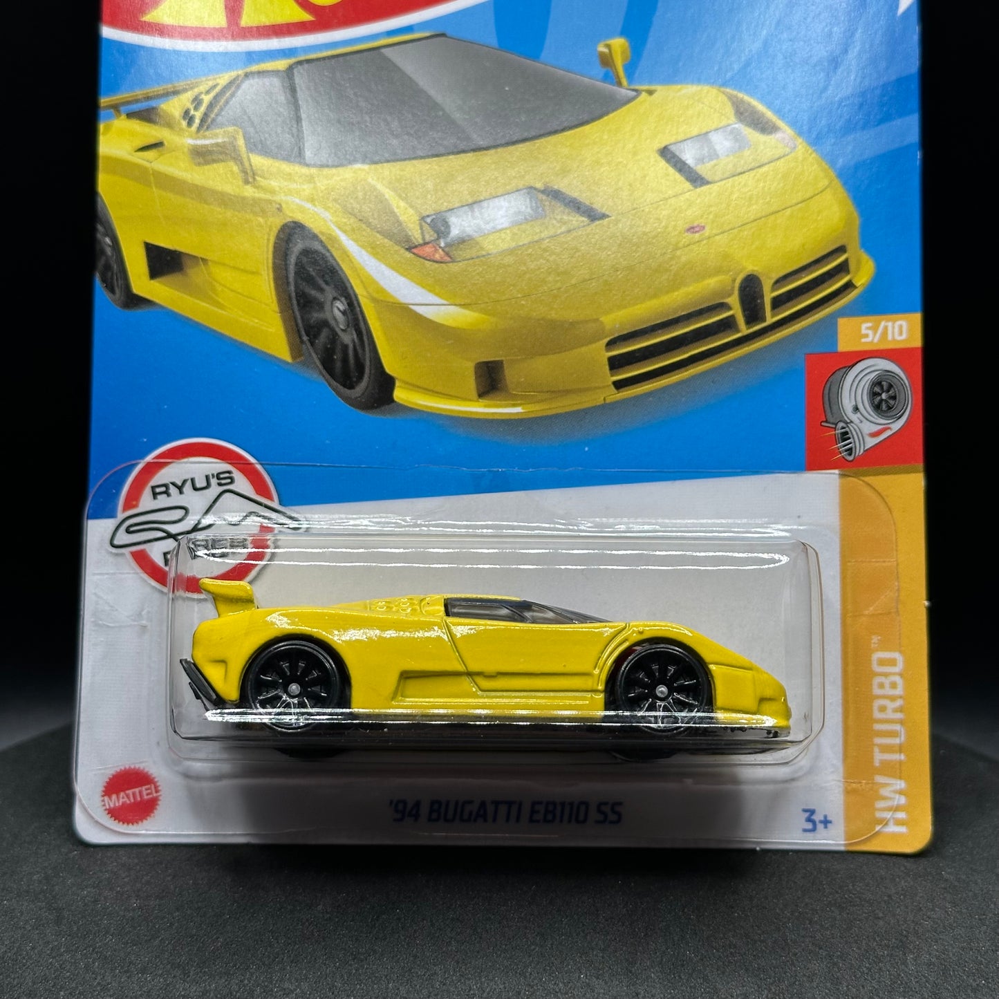 Hot Wheels ‘94 Bugatti EB110 SS Yellow