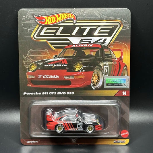 Hot Wheels Elite 64 Porsche 911 GT2 993