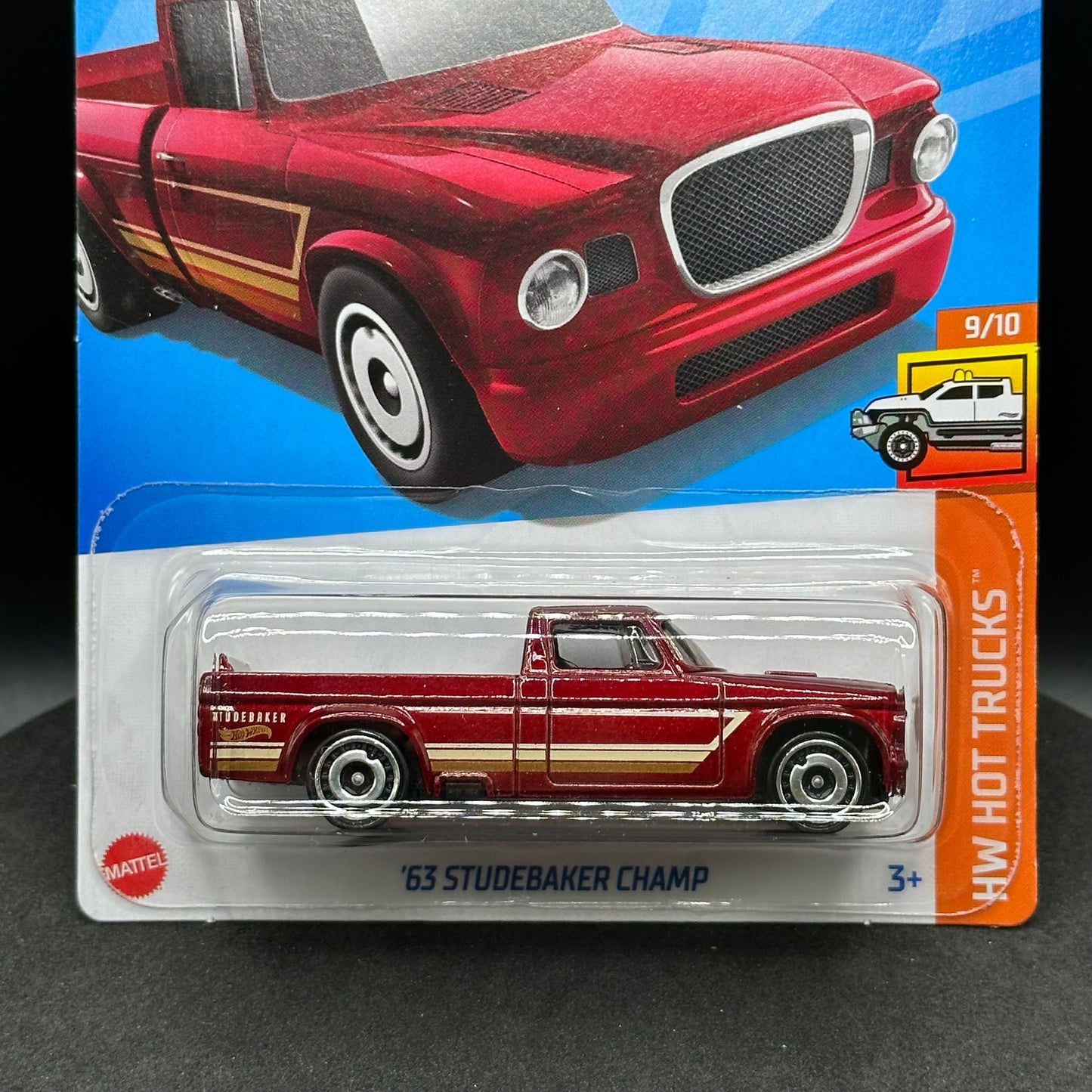 Hot Wheels ‘63 Studebaker Champ Red