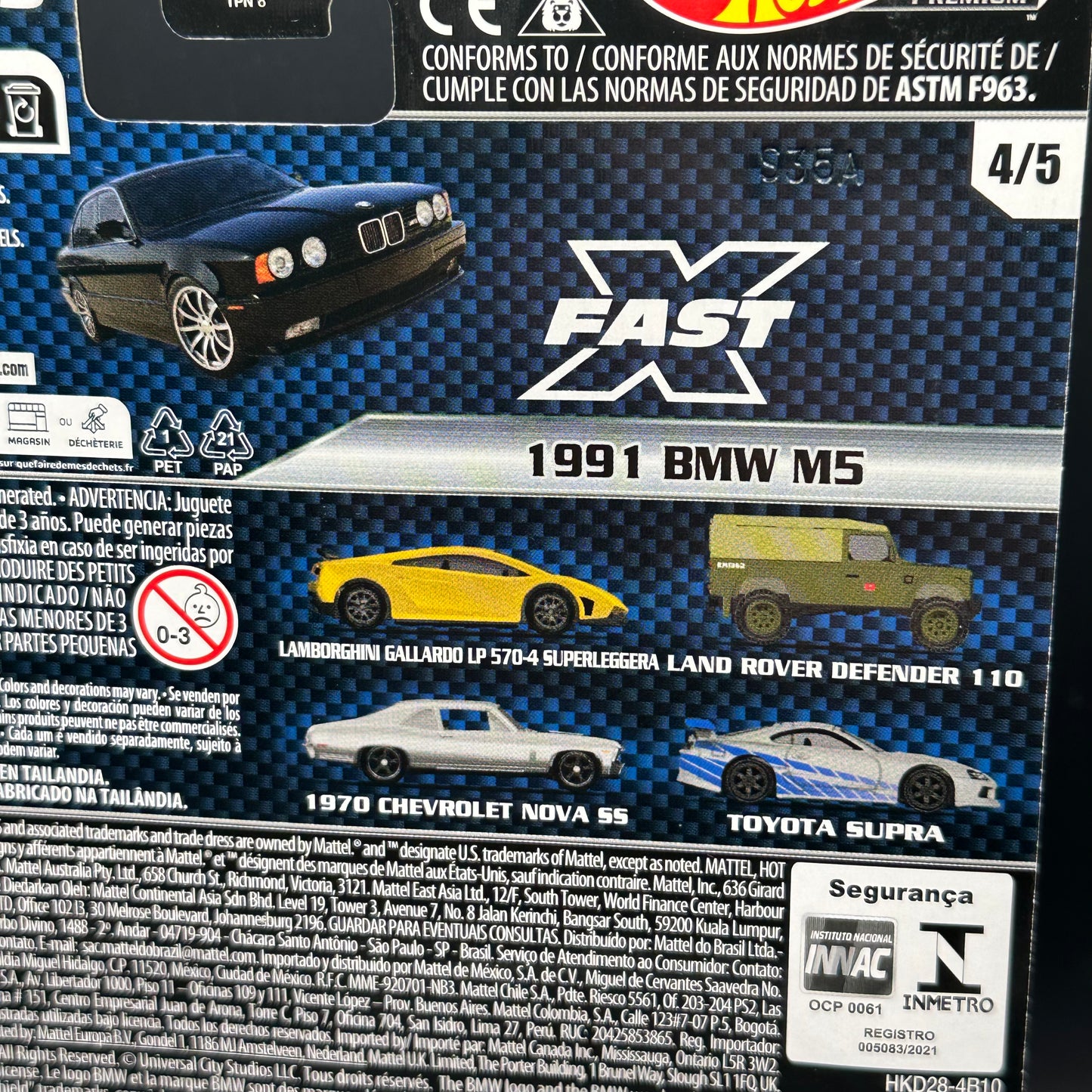 Hot Wheels Fast & Furious BMW M5