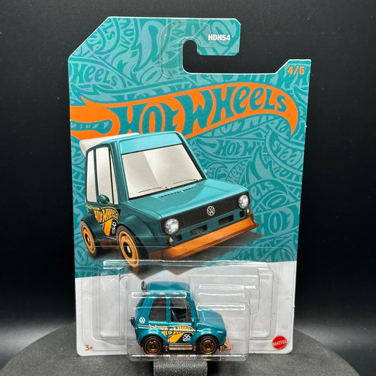 Hot Wheels 56th Anniversary Tooned Volkswagen Golf MK1