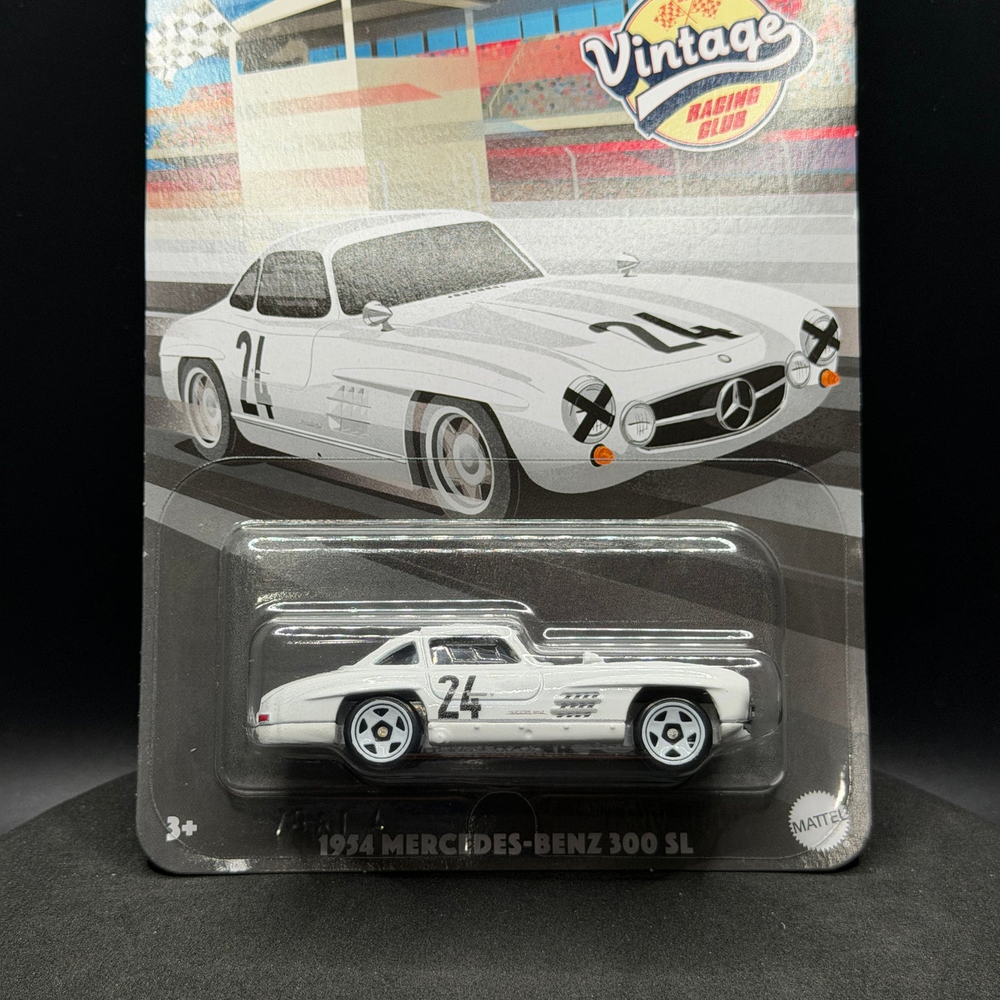 Hot Wheels 1954 Mercedes Benz 300SL Vintage Racing Club