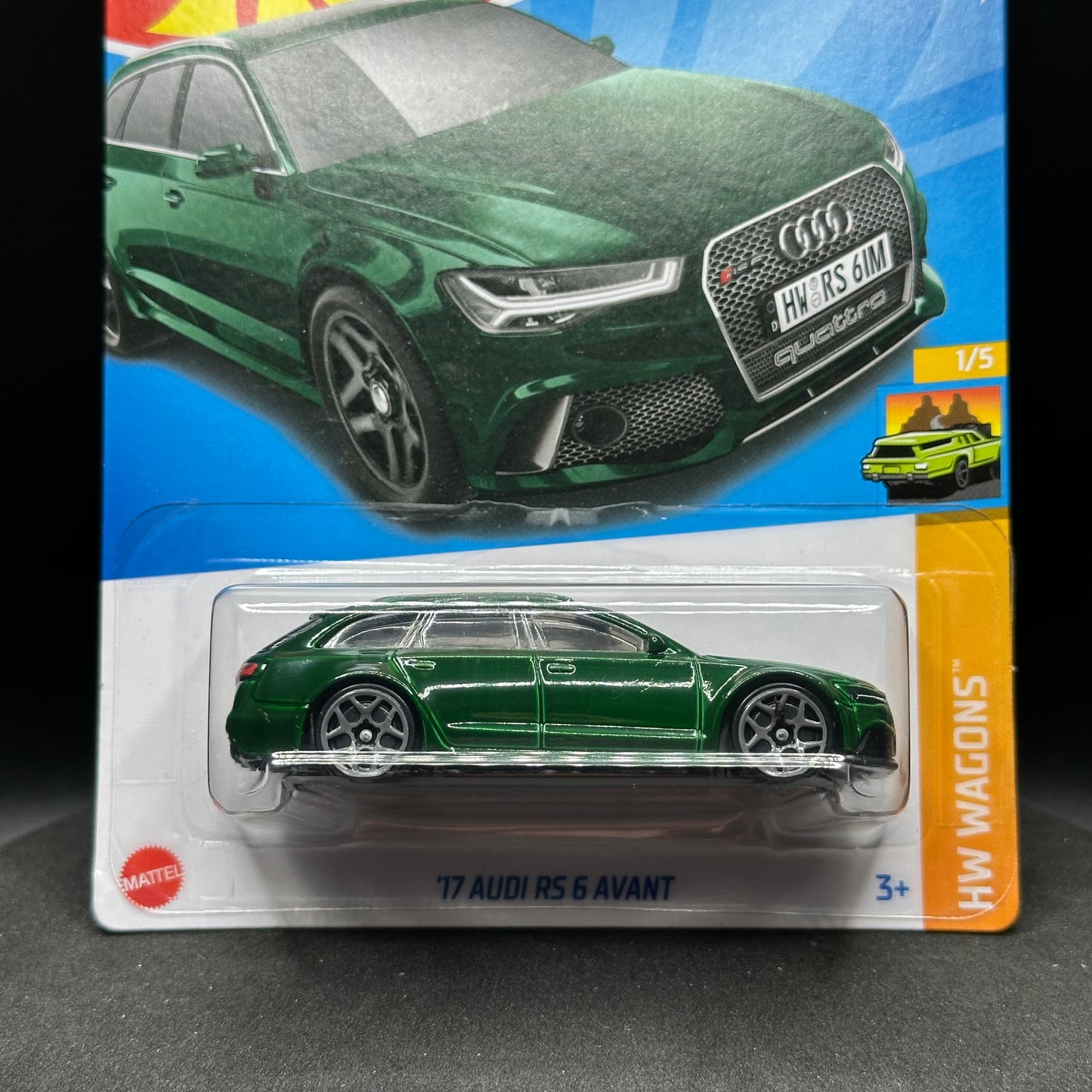 Hot Wheels ‘17 Audi RS 6 Avant Green