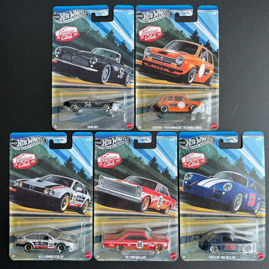 Hot Wheels Silver Series Vintage Club Collector Set