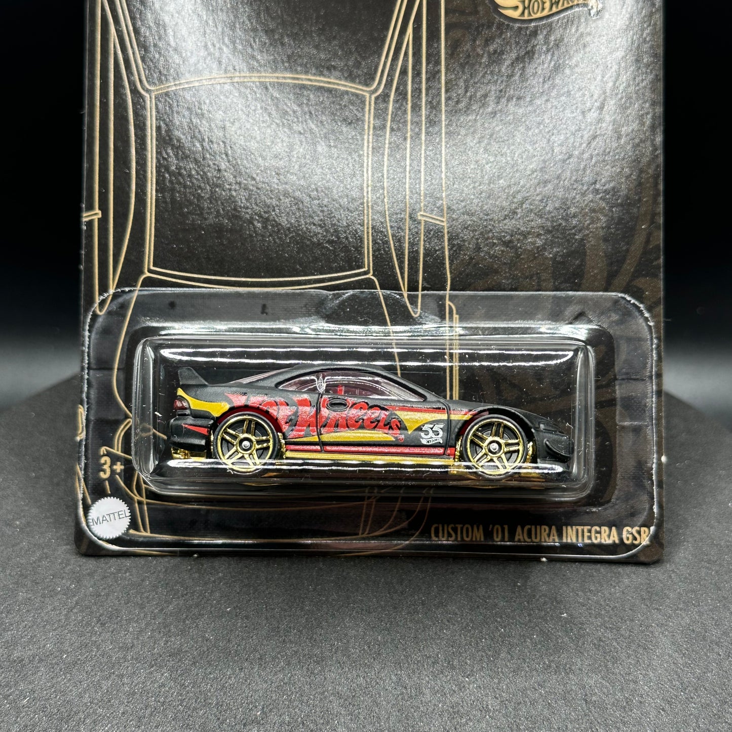 Hot Wheels Acura Integra GSR Black & Gold