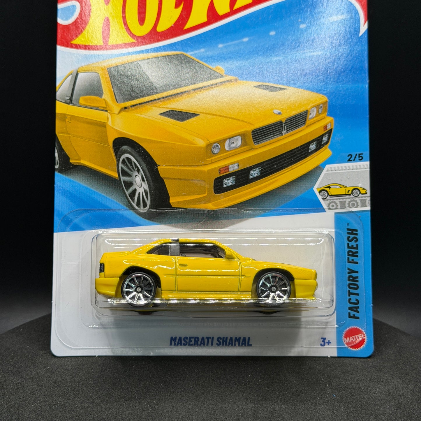 Hot Wheels Maserati Shamal Yellow