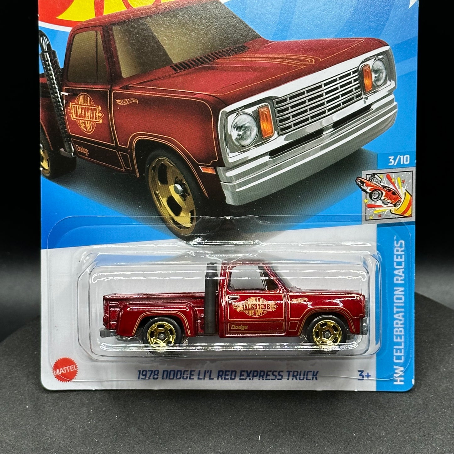 Hot Wheels Dodge Lil Red Express Truck Red