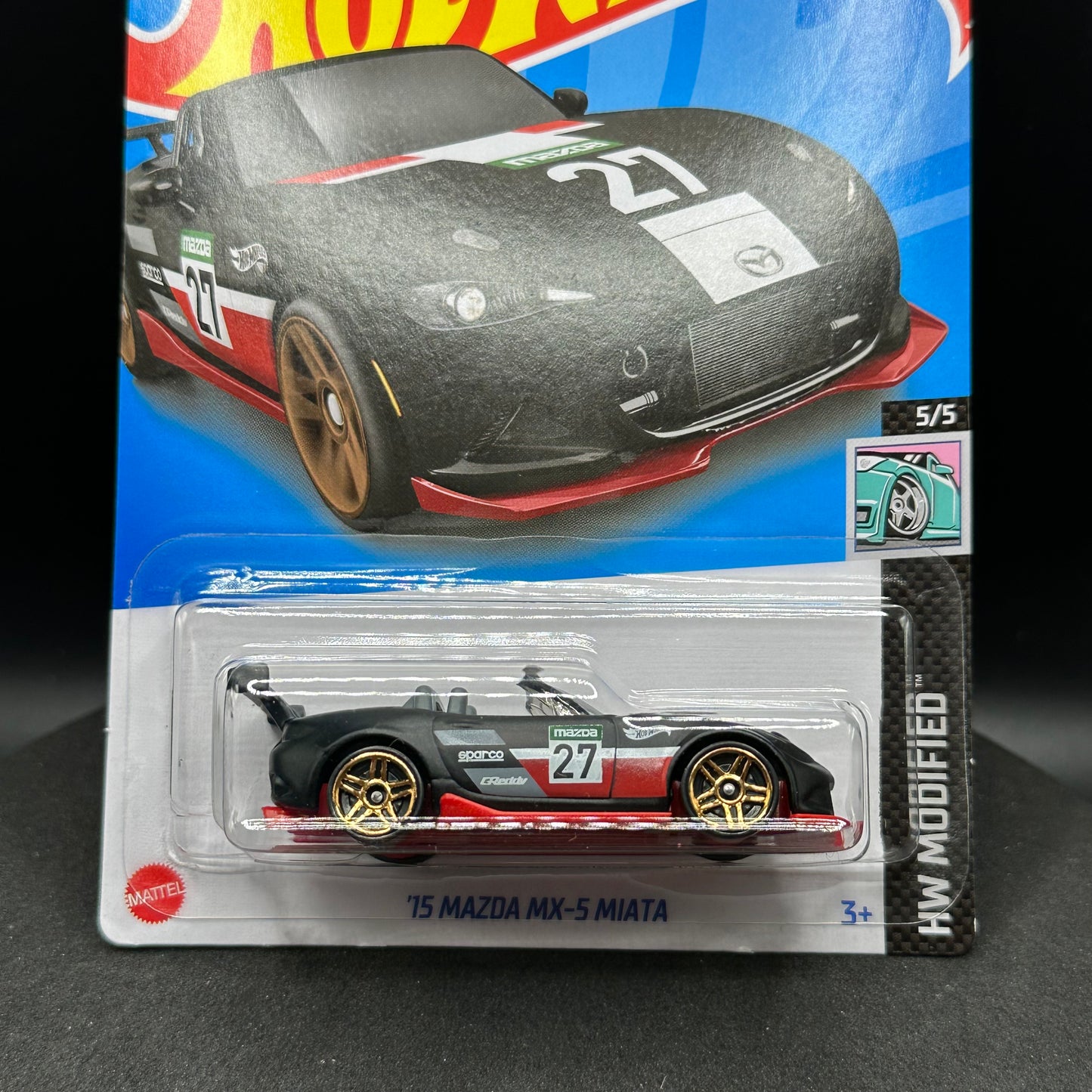 Hot Wheels Mazda MX-5 Miata Black