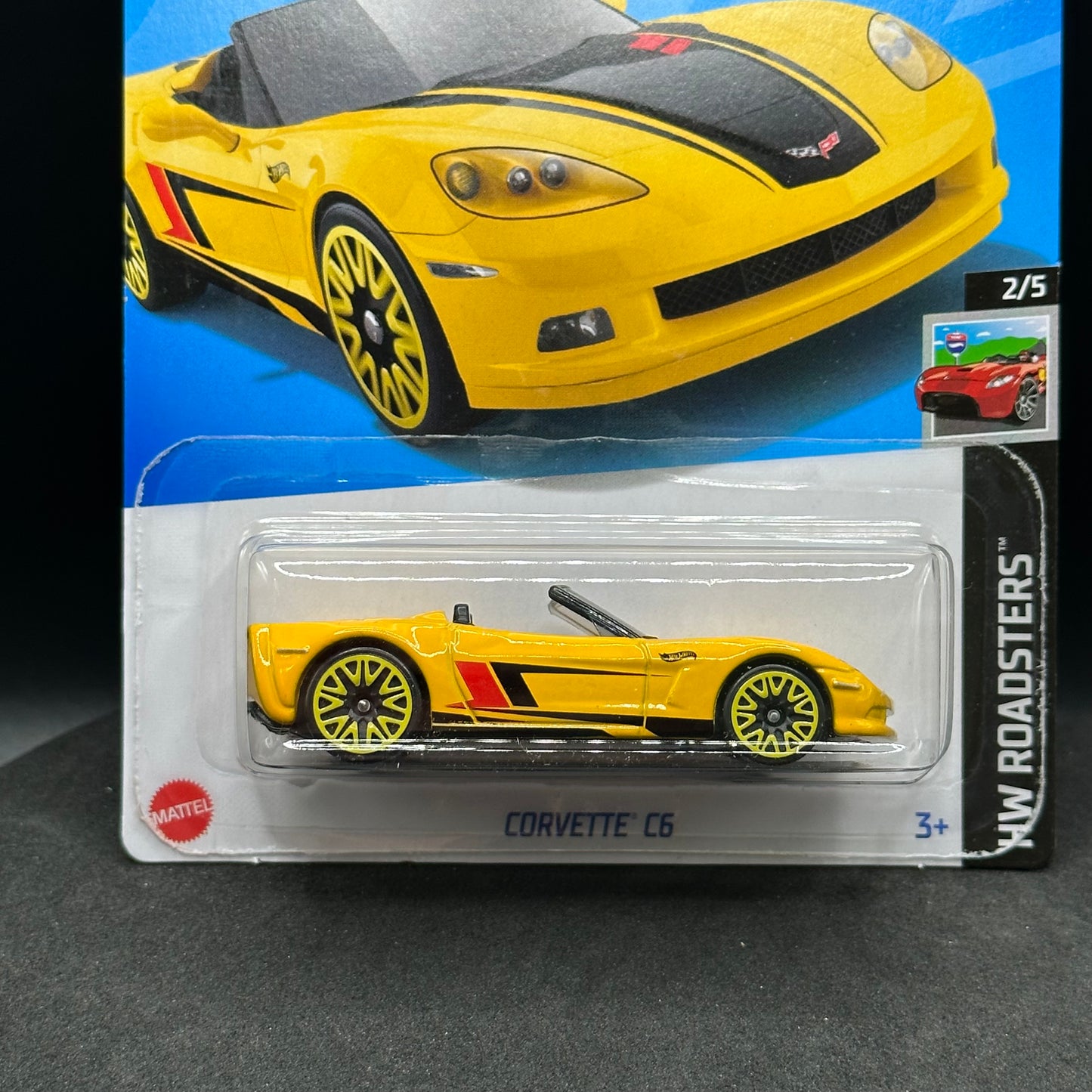 Hot Wheels Corvette C6 Yellow