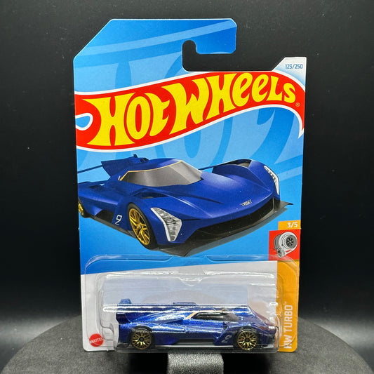 Hot Wheels Cadillac GTP Hypercar Blue