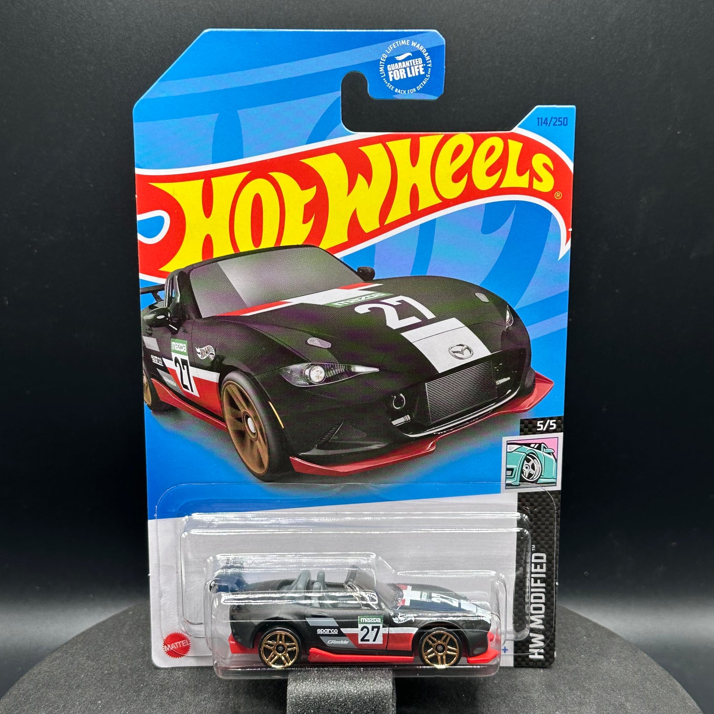 Hot Wheels Mazda MX-5 Miata Black