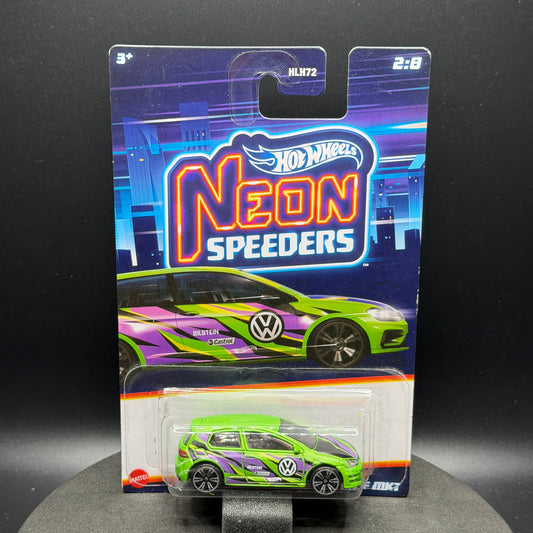 Hot Wheels VW Golf MK7 Neon Speeders