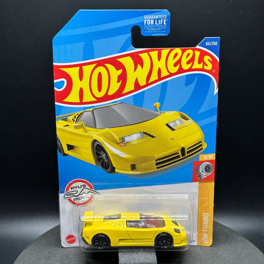 Hot Wheels ‘94 Bugatti EB110 SS Yellow