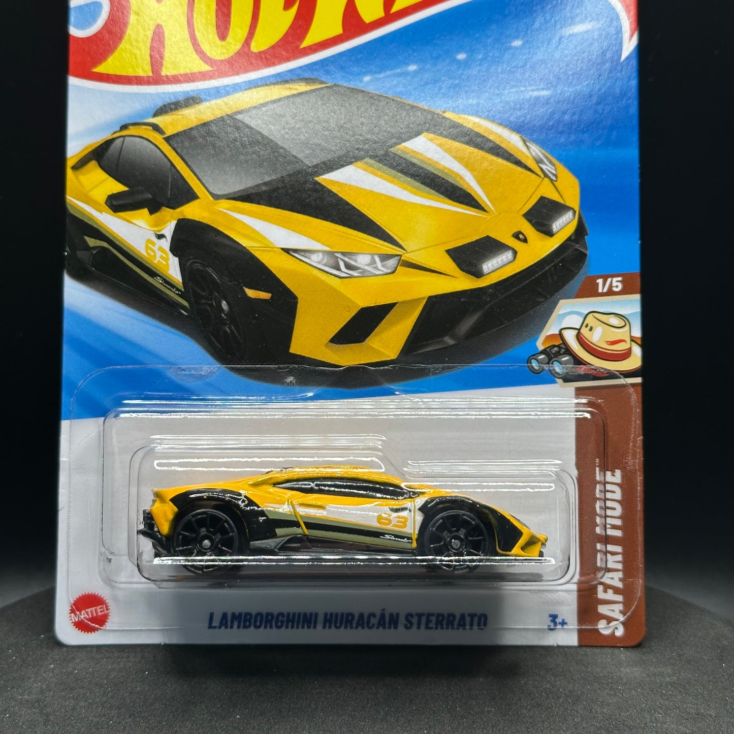 Hot Wheels Lamborghini Huracan Sterrato Yellow