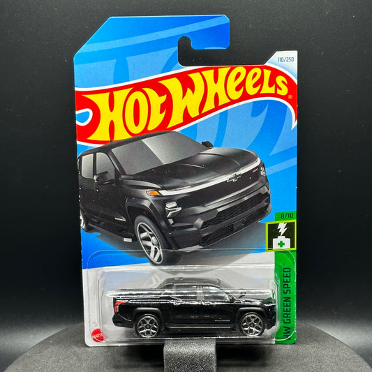 Hot Wheels Chevy Silverado EV RST Black