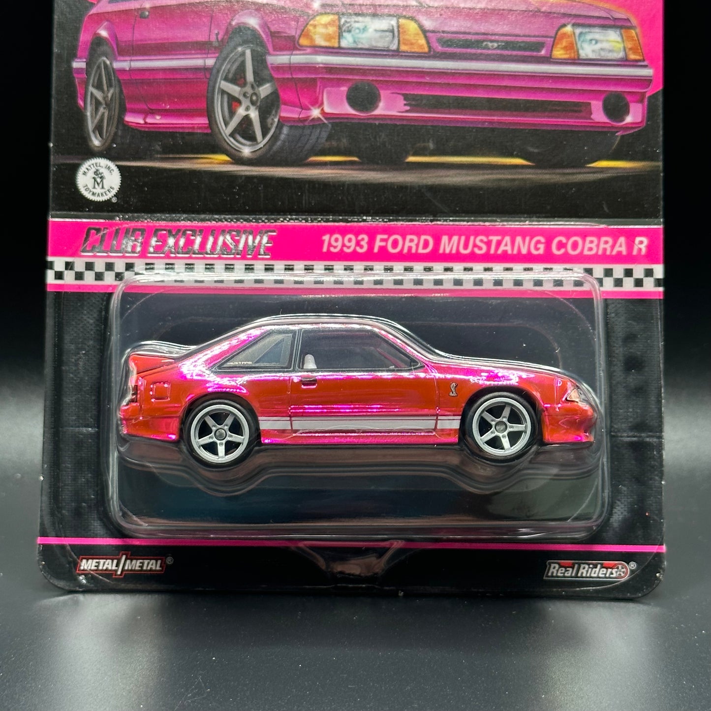 Hot Wheels RLC Ford Mustang Cobra R Pink