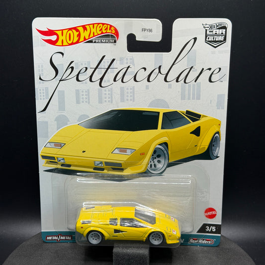 Hot Wheels Premium Lamborghini Countach LP 5000 QV Spettacolare