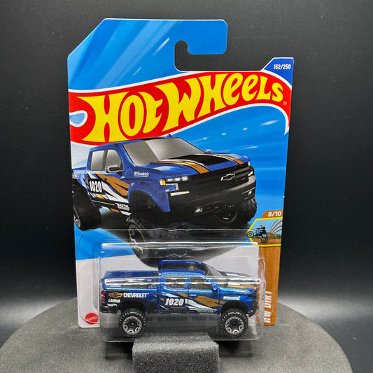 Hot Wheels Chevy Silverado Trail Boss Blue